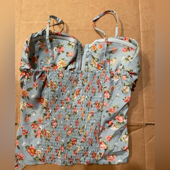 Seduction Floral Tank Top Size Large - Picture 3 of 6